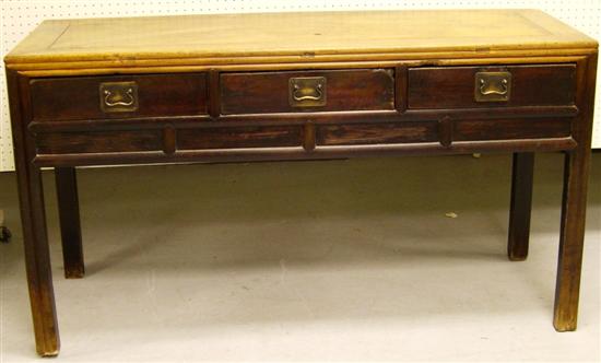 Chinese long table with three