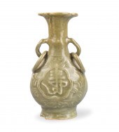 CHINESE LONGQUAN CELADON "FU"