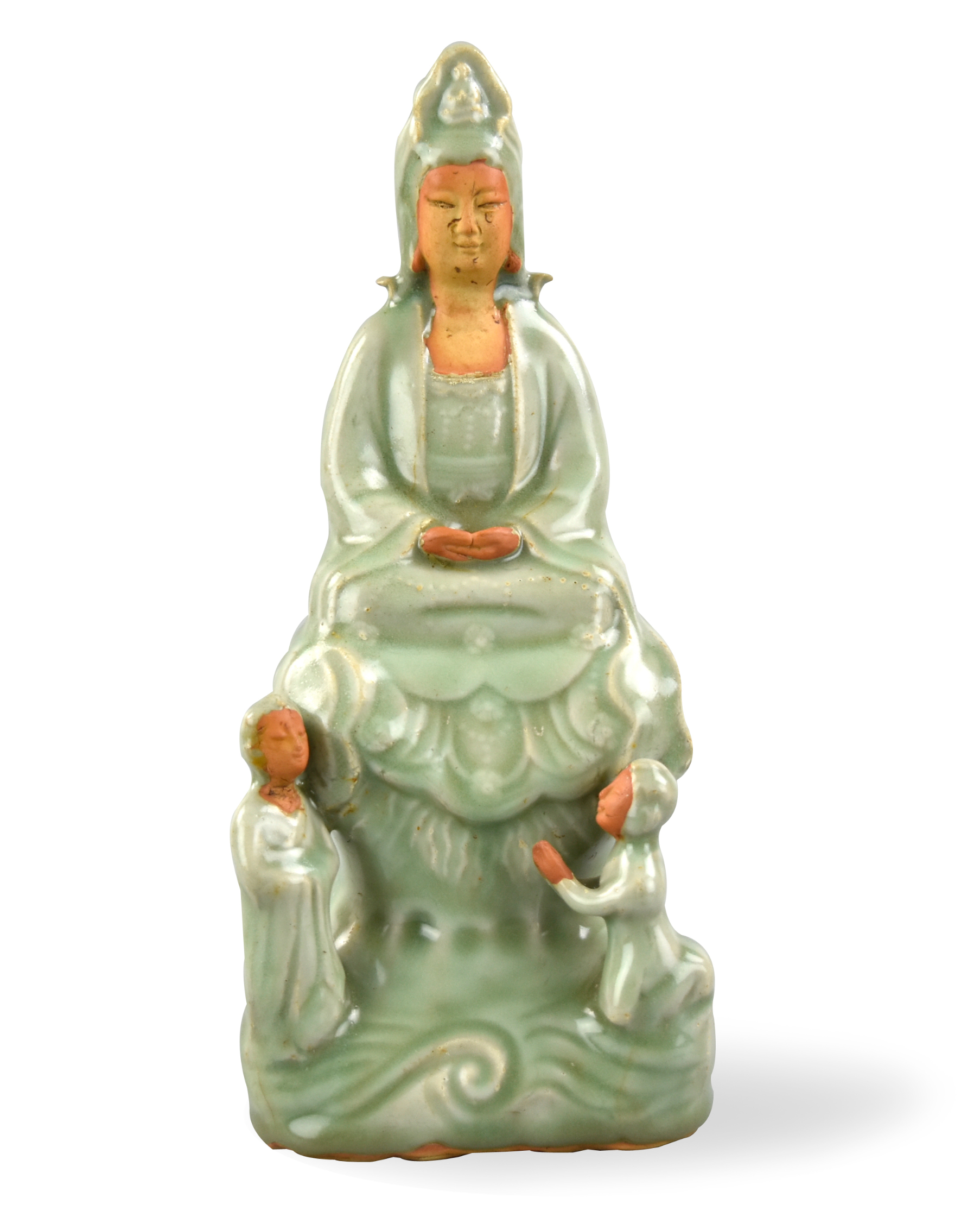 CHINESE LONGQUAN CELADON GUANYIN