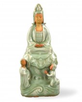 CHINESE LONGQUAN CELADON GUANY