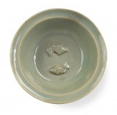 CHINESE LONGQUAN CELADON TWIN