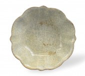 CHINESE LONGQUAN WARE LOBBED W