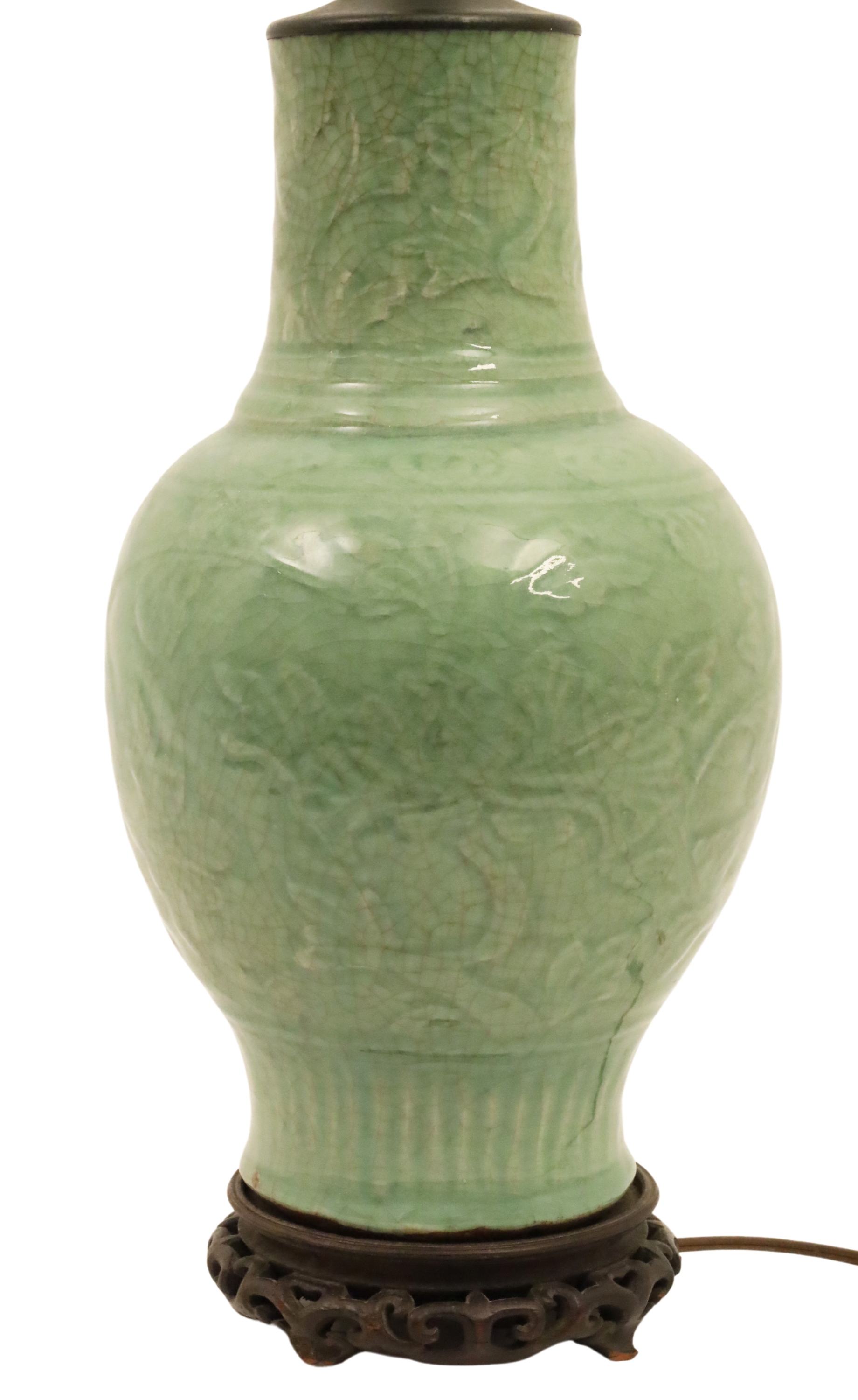 CHINESE LONQUAN CELEDON GLAZE