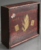 CHINESE MAHJONG SET IN HARDWOO