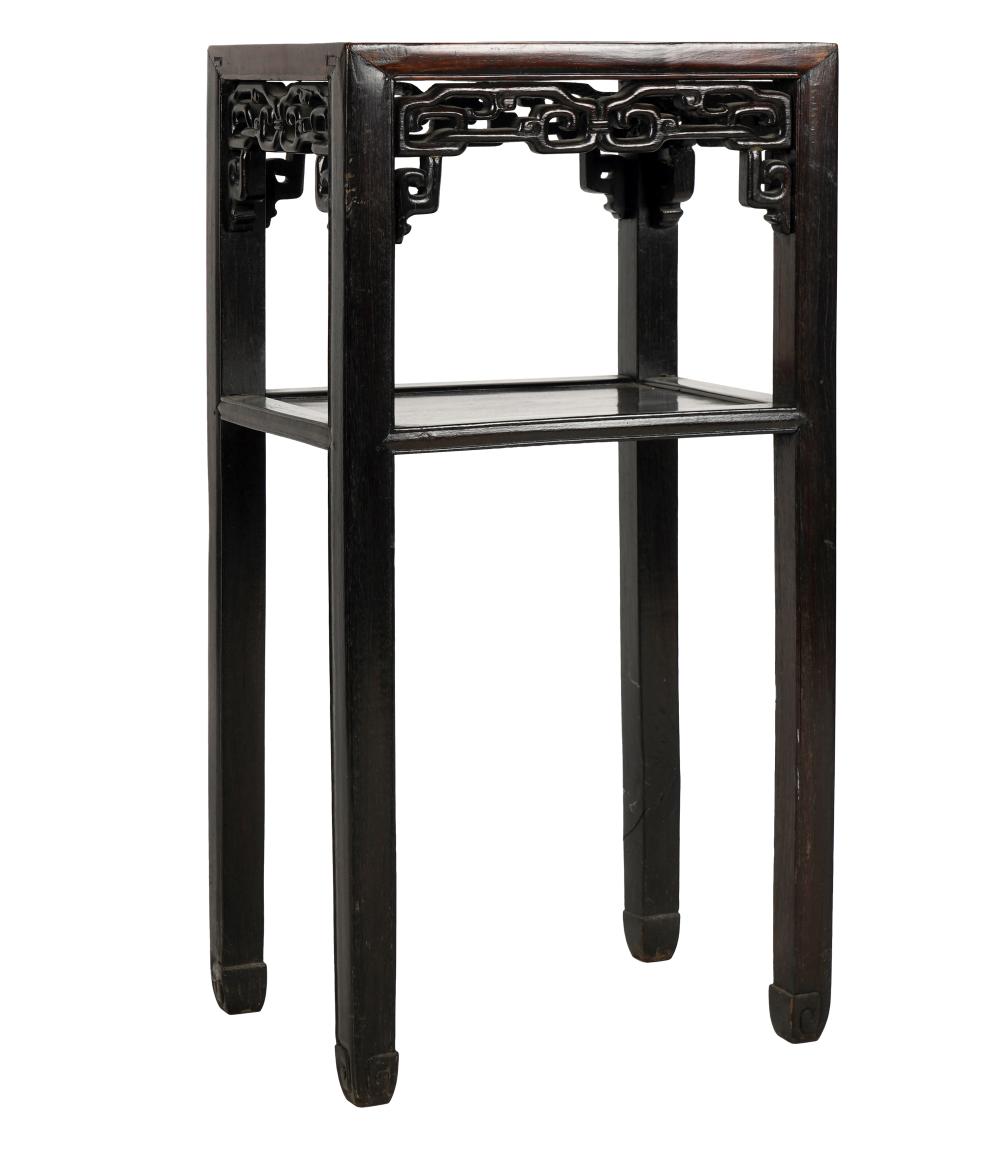 CHINESE MARBLE-INSET SIDE
