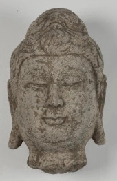 CHINESE MARBLE STATUARY FRAGME