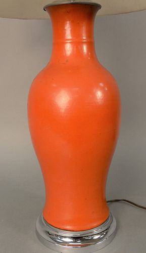 CHINESE MEIPING PORCELAIN VASE,