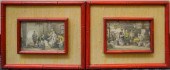 CHINESE MERCHANTS, PAIR COLOR