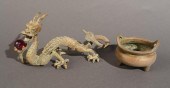 CHINESE METAL FIGURE OF A DRAG