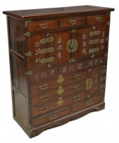 CHINESE METAL-MOUNTED APOTHECA