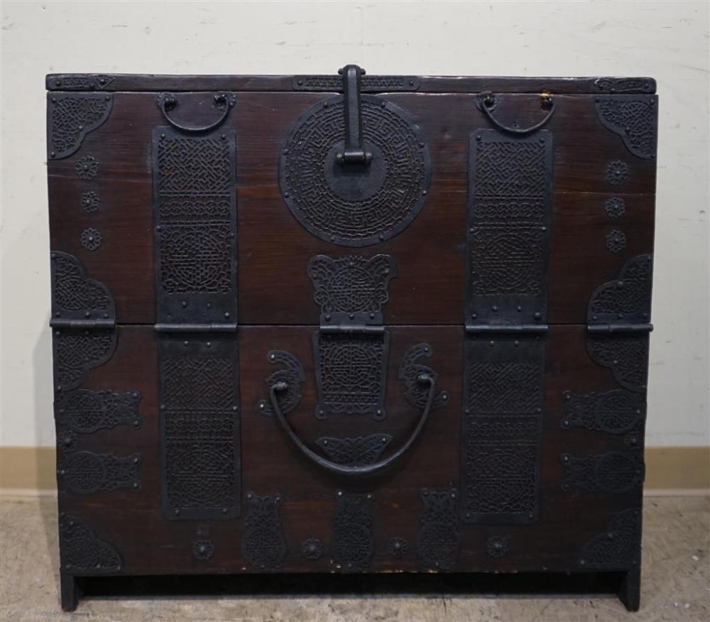 CHINESE METAL MOUNTED FRUITWOOD