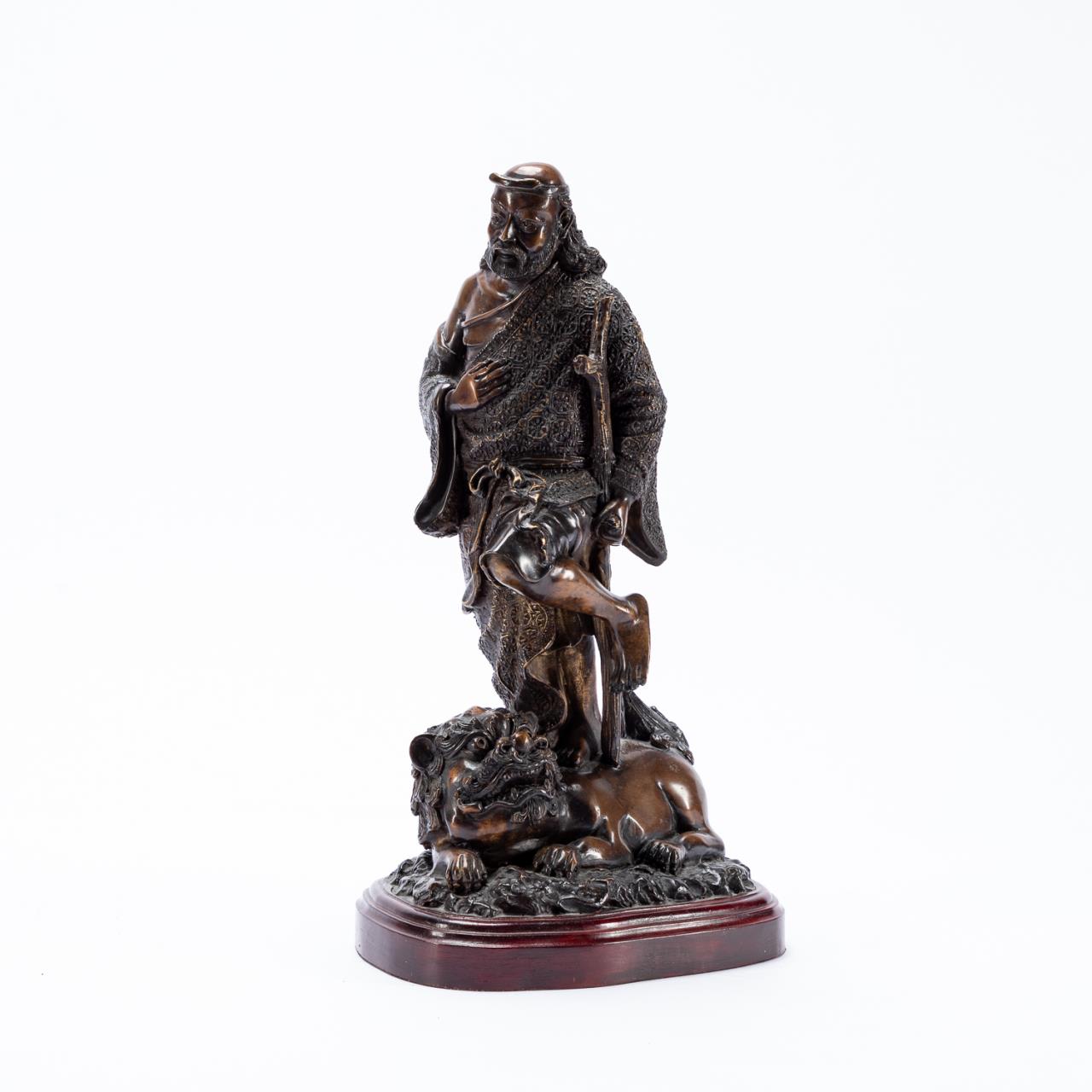 CHINESE METAL SCULPTURE, FIGURE