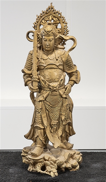 Chinese metal standing figure