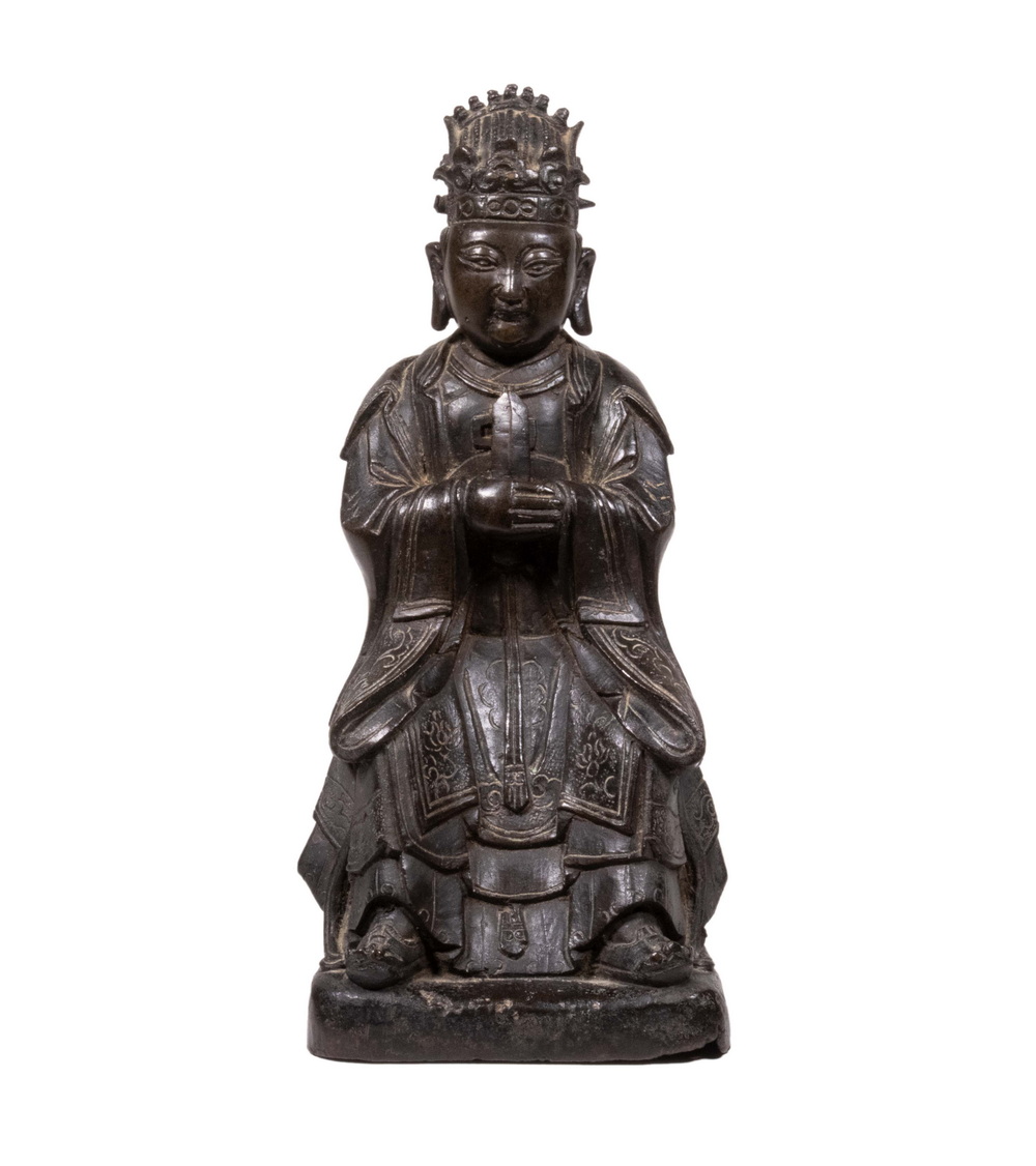 CHINESE MING BRONZE OF WENCHANG