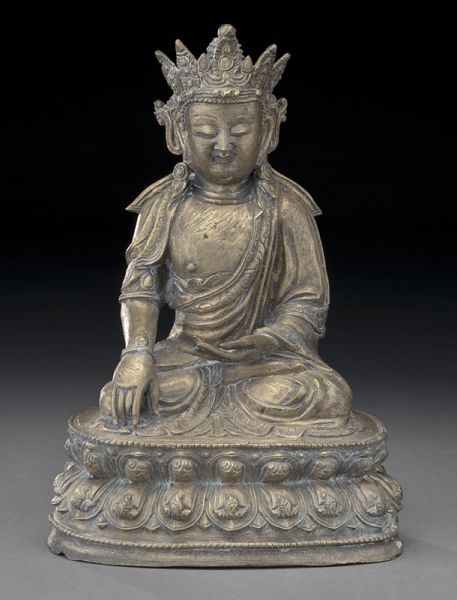 Chinese Ming bronze Shakyamuni