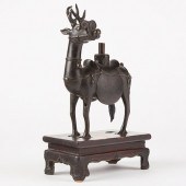 CHINESE MING DYNASTY BRONZE DE