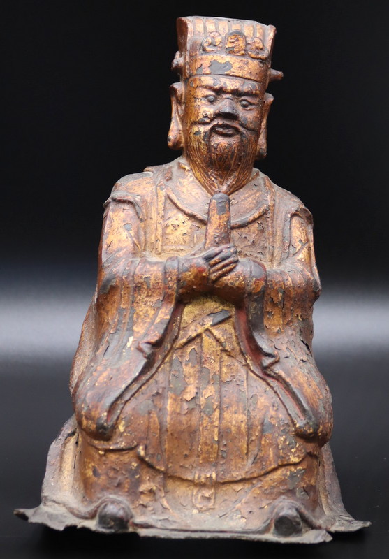 CHINESE MING DYNASTY BRONZE OF A