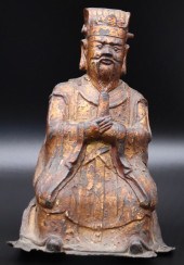 CHINESE MING DYNASTY BRONZE OF