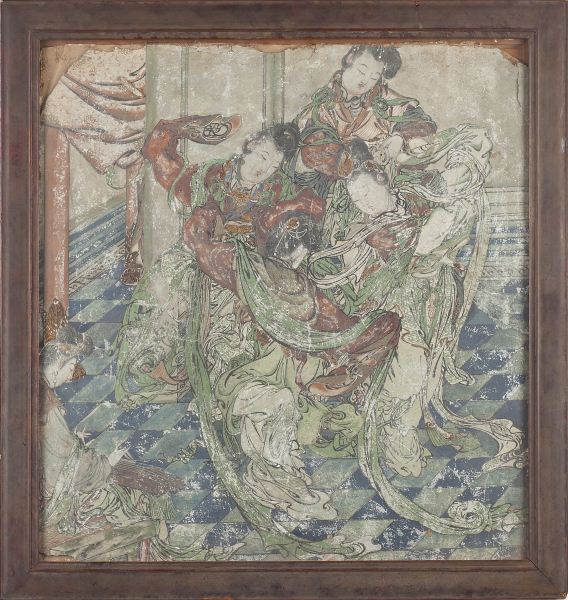 Chinese Ming Dynasty Fresco