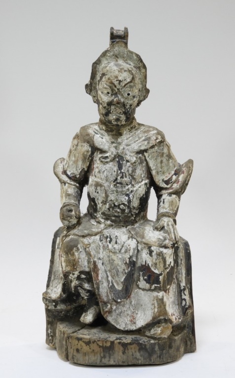 CHINESE MING DYNASTY POLYCHROME
