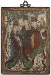 CHINESE MING DYNASTY POLYCHROM