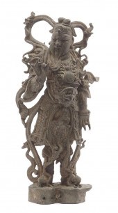 CHINESE MING ERA BRONZE OF A S