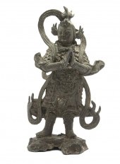 CHINESE MING ERA BRONZE OF A S
