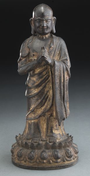Chinese Ming gold lacquered
