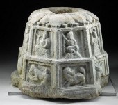 CHINESE MING MARBLE PAGODA ROO