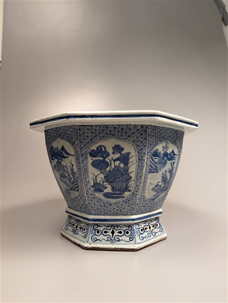 Chinese Ming-style, blue and