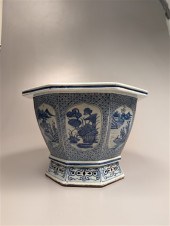Chinese Ming-style, blue and w