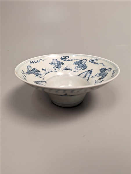 Chinese Ming-style blue and white