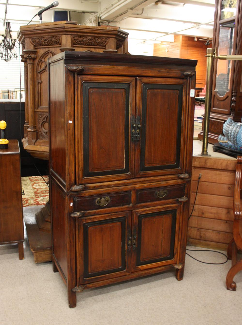 CHINESE MING-STYLE CABINET ON