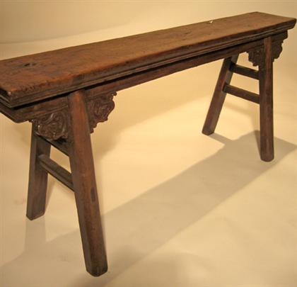 Chinese ming-style nanmu bench   