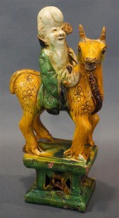 CHINESE MING STYLE SANCAI GLAZ