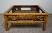 CHINESE MING STYLE TEAK SQUARE