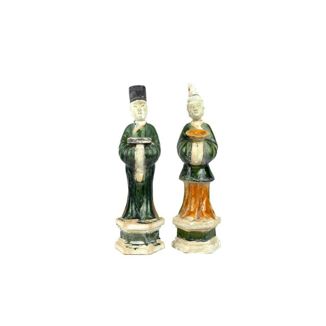 CHINESE MING TOMB FIGURESTwo