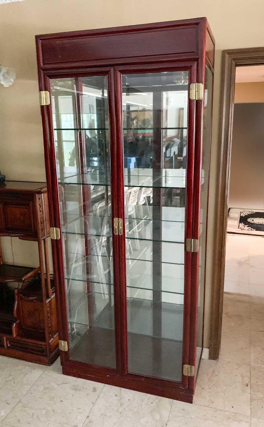 CHINESE MIRROR BACK CURIO