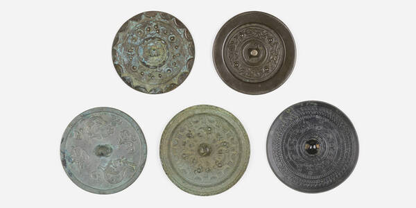 Chinese. mirrors, collection of