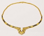 CHINESE MODERN 24K GOLD NECKLA