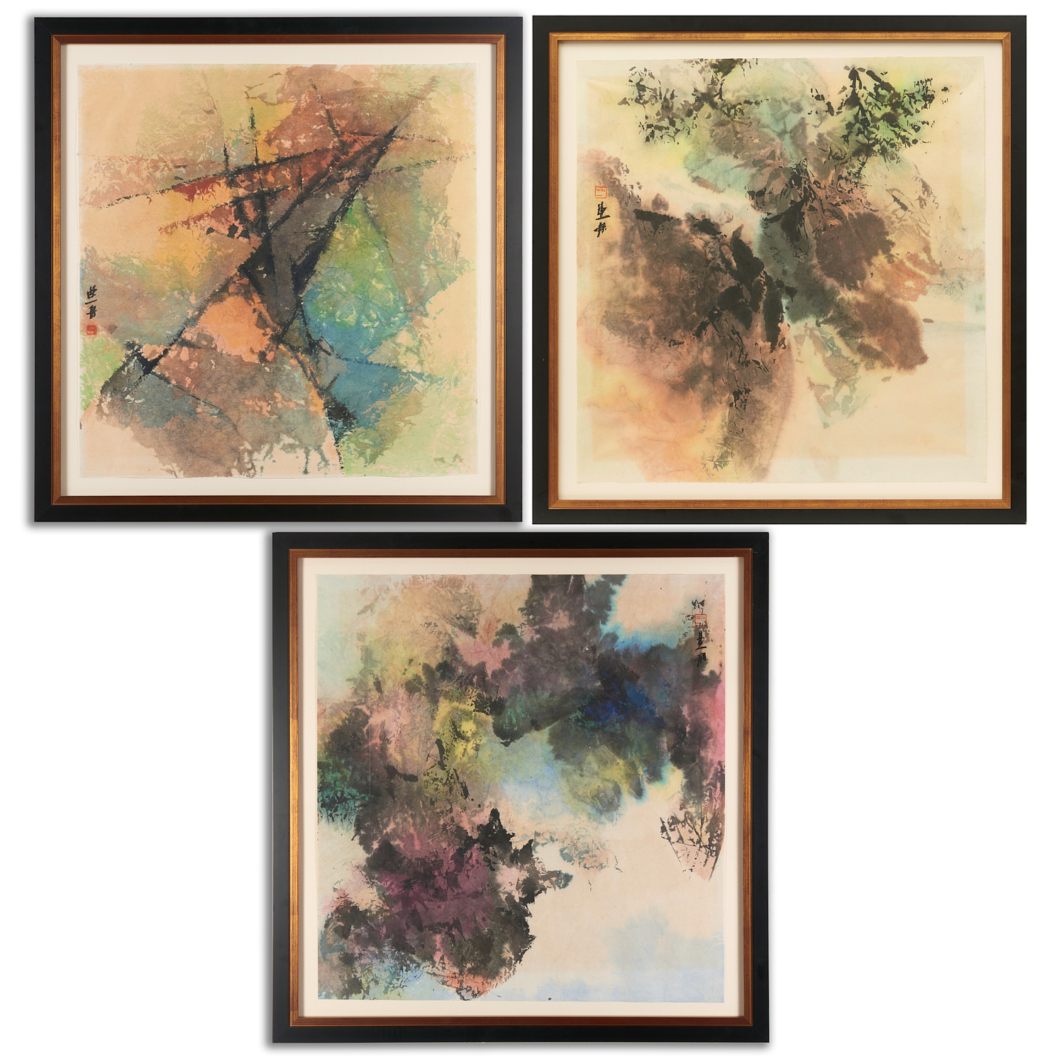 CHINESE MODERN SCHOOL, TRIPTYCH