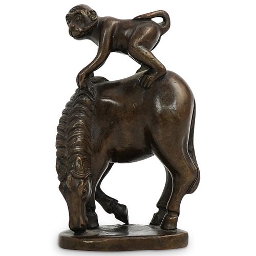 CHINESE MONKEY ON HORSE