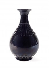 CHINESE MONOCHROME COBALT PEAR