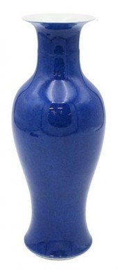 CHINESE MONOCHROME VASE, 19TH