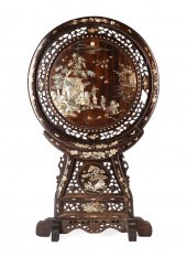 CHINESE MOTHER OF PEARL INLAID