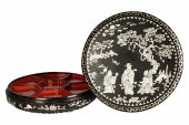 CHINESE MOTHER OF PEARL-INLAID
