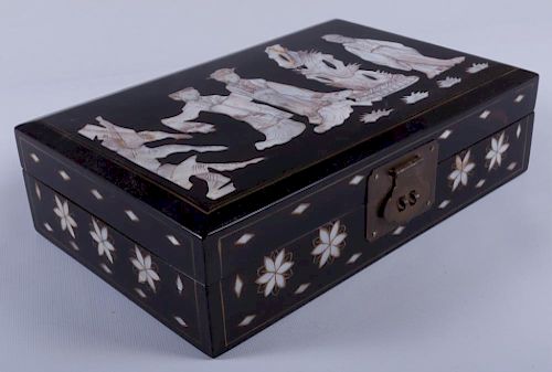 CHINESE MOTHER-OF-PEARL INLAY