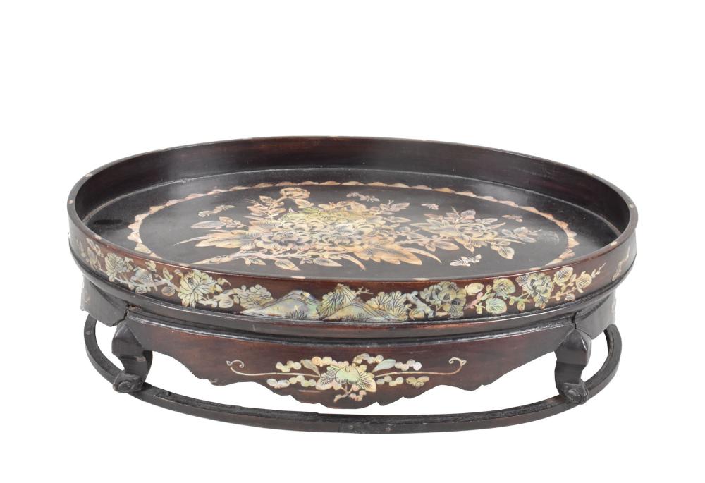 CHINESE MOTHER-OF-PEARL INSET