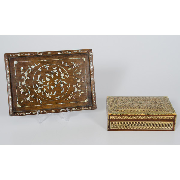 Chinese Mother-of-Pearl Tray Plus