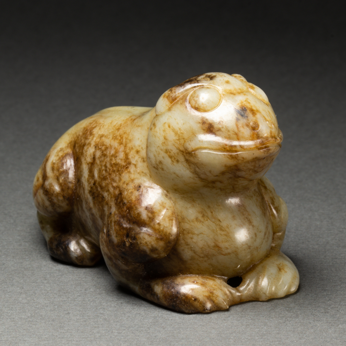 CHINESE MOTTLED CELADON JADE